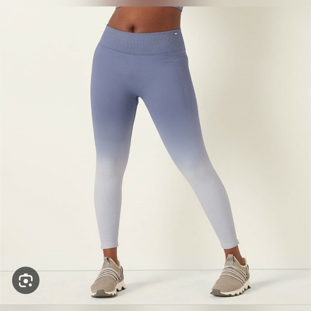 Blue and White Ombre Activewear Set